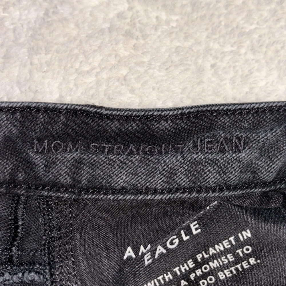 American Eagle Mom Straight Jean Size 8 Long